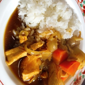 やわらか鶏むね肉の煮込まないカレー